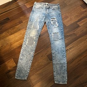 Ladies Stone Washed jeans